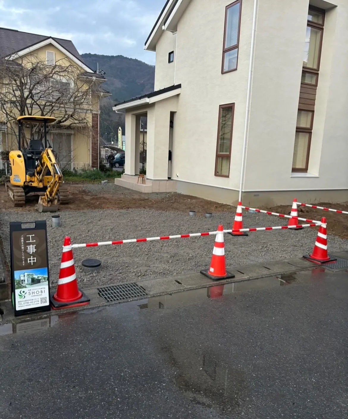 【山東町|新築外構工事】