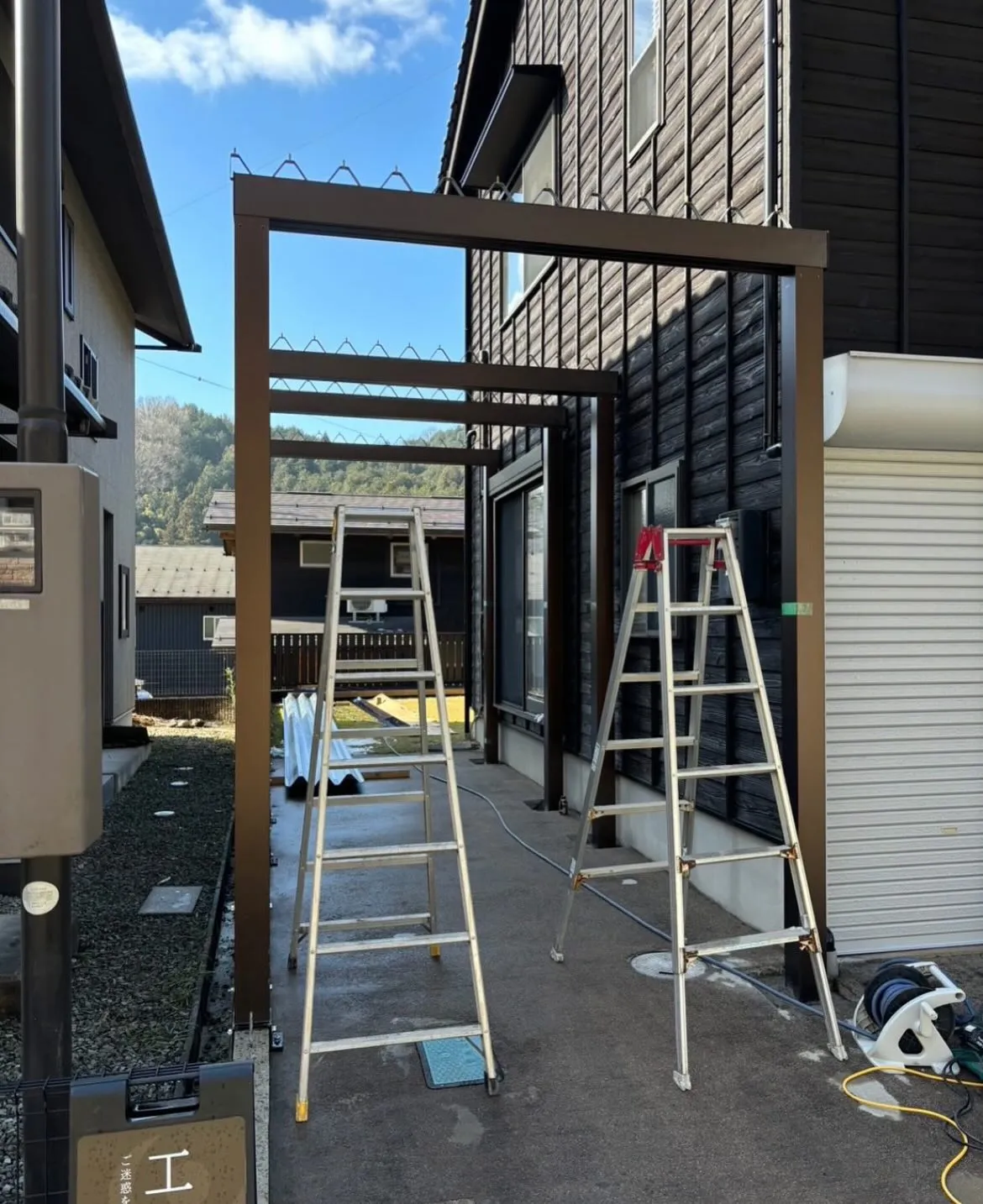 【豊岡市|カーポート工事】