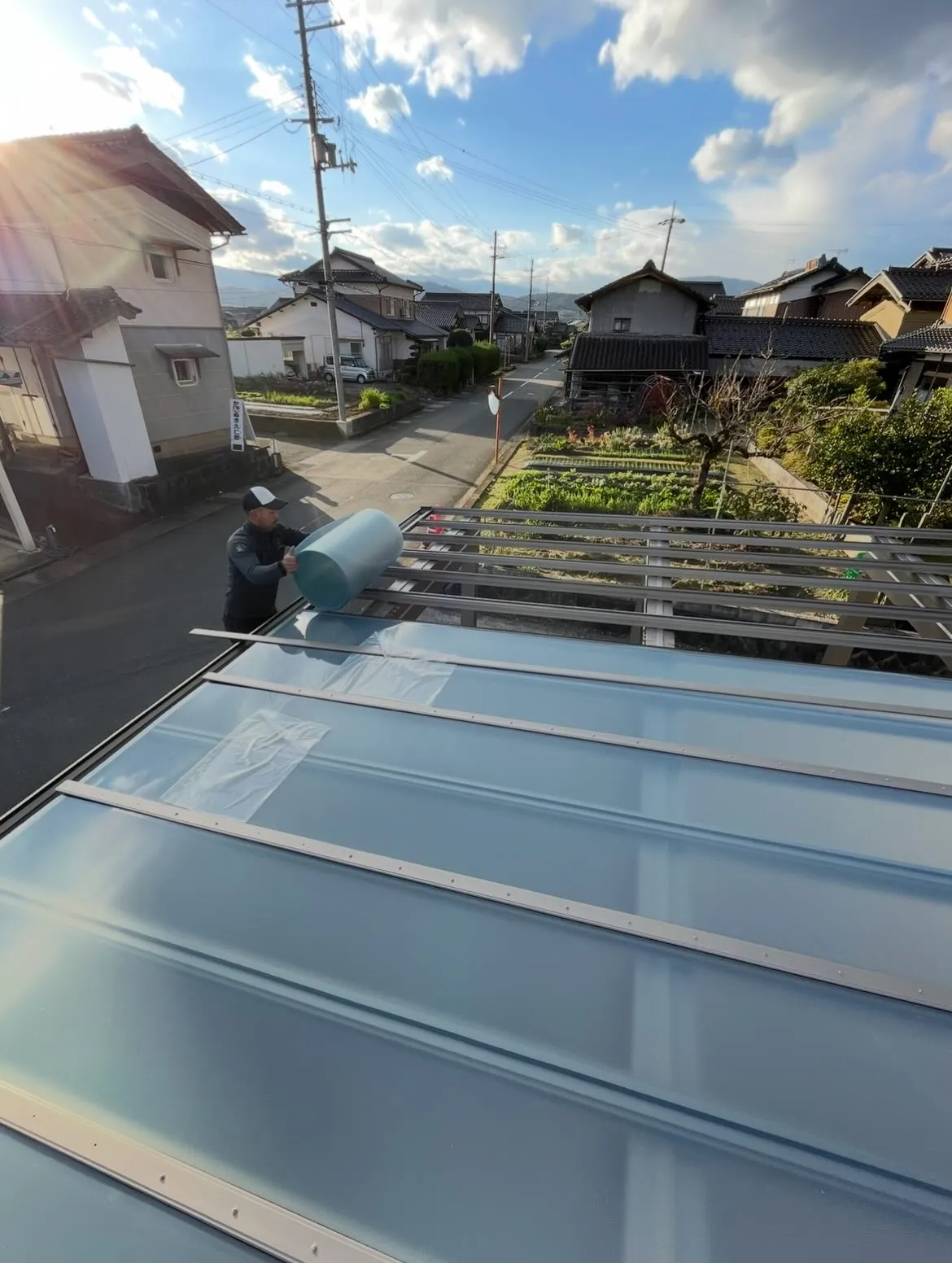 【豊岡市日高町カーポート工事】