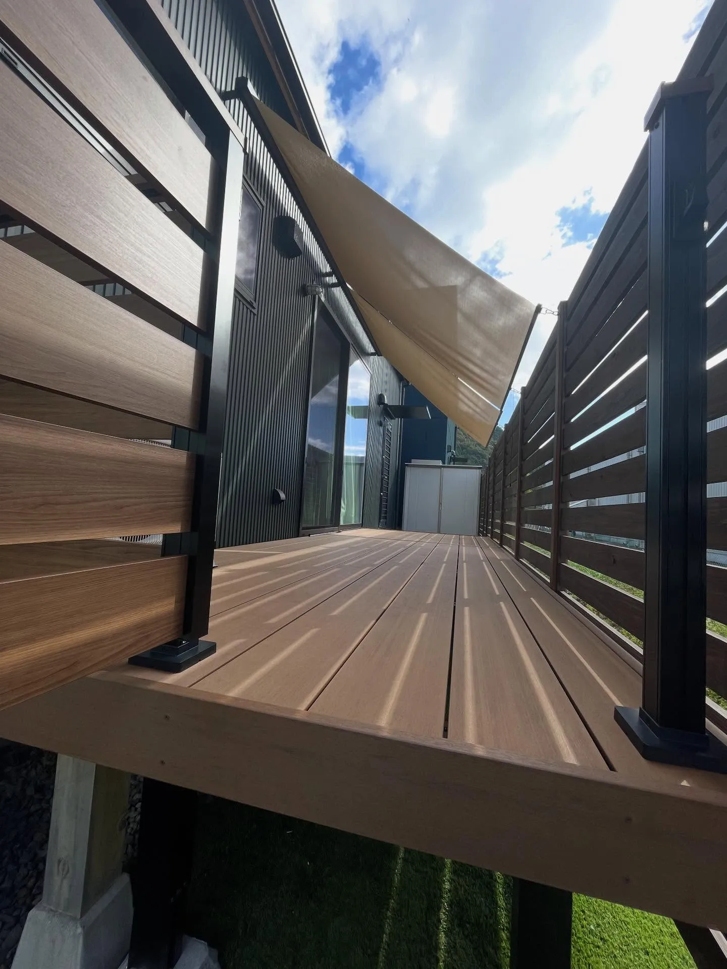 【朝来市和田山 ウッドデッキ工事】