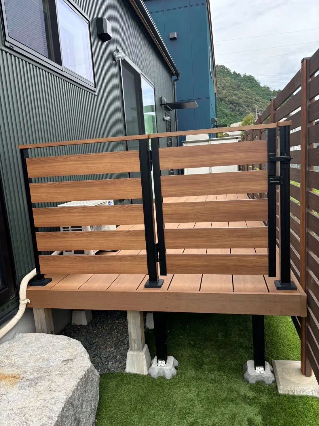 【朝来市和田山 ウッドデッキ工事】