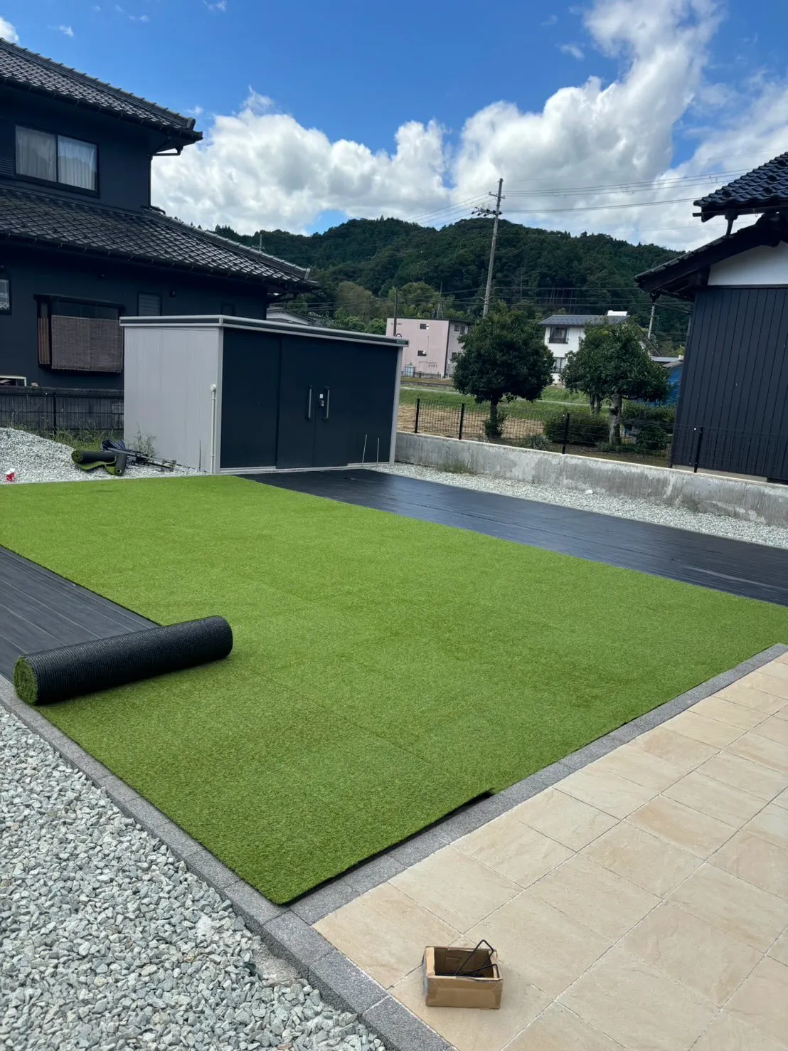 【豊岡市日高町 人工芝工事】