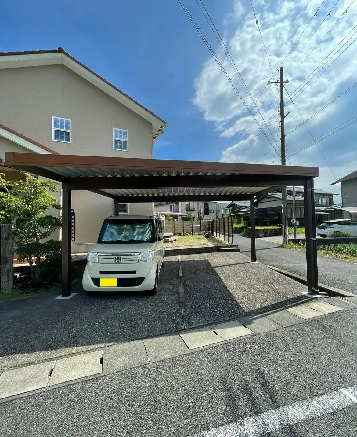 【豊岡市日高町 カーポート工事】