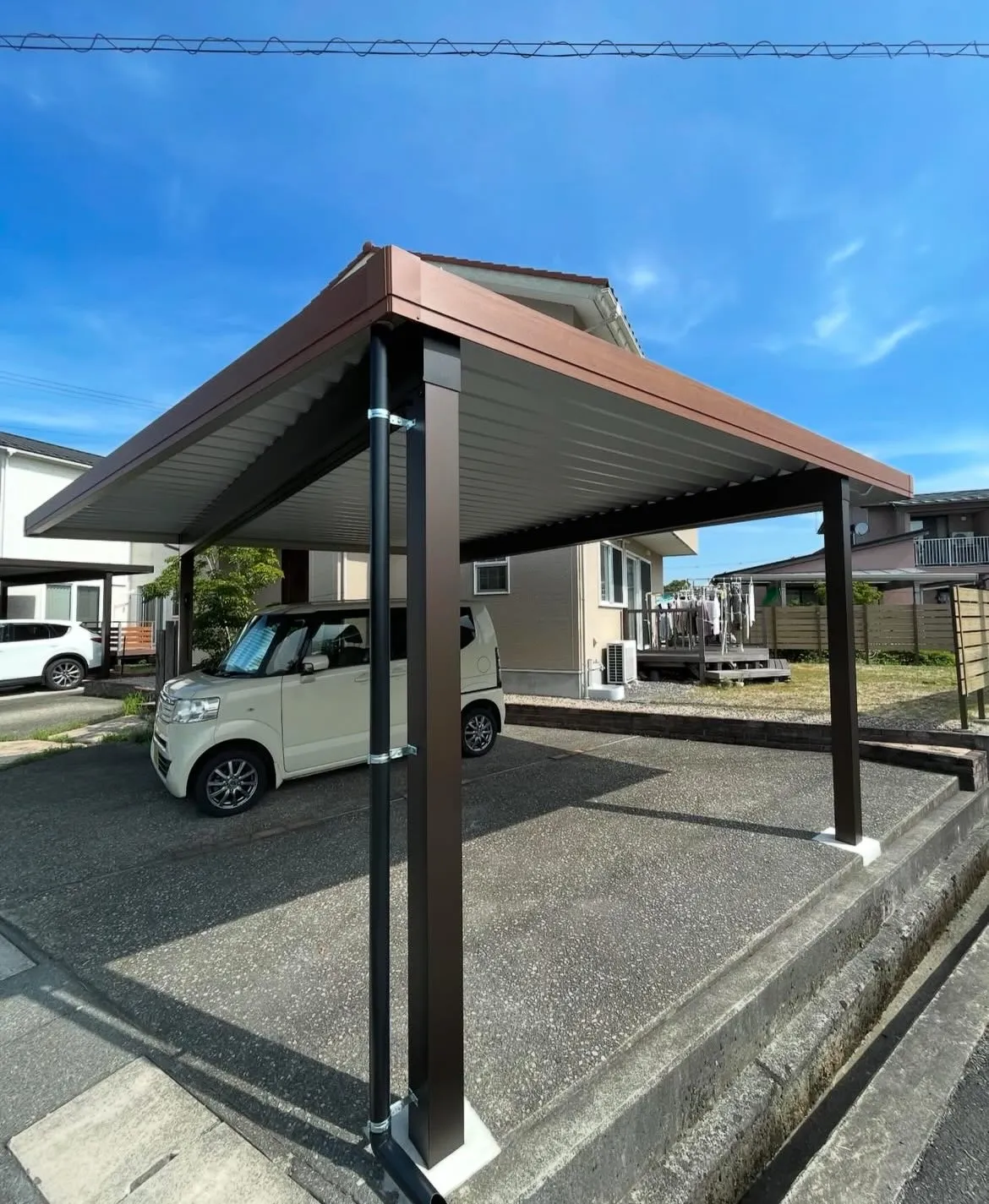 【豊岡市日高町 カーポート工事】