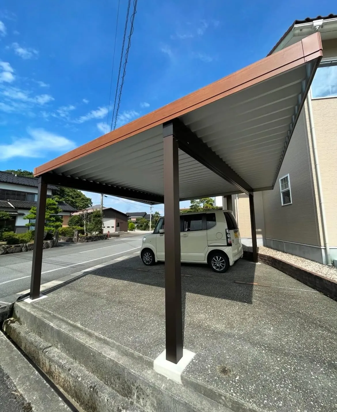 【豊岡市日高町 カーポート工事】