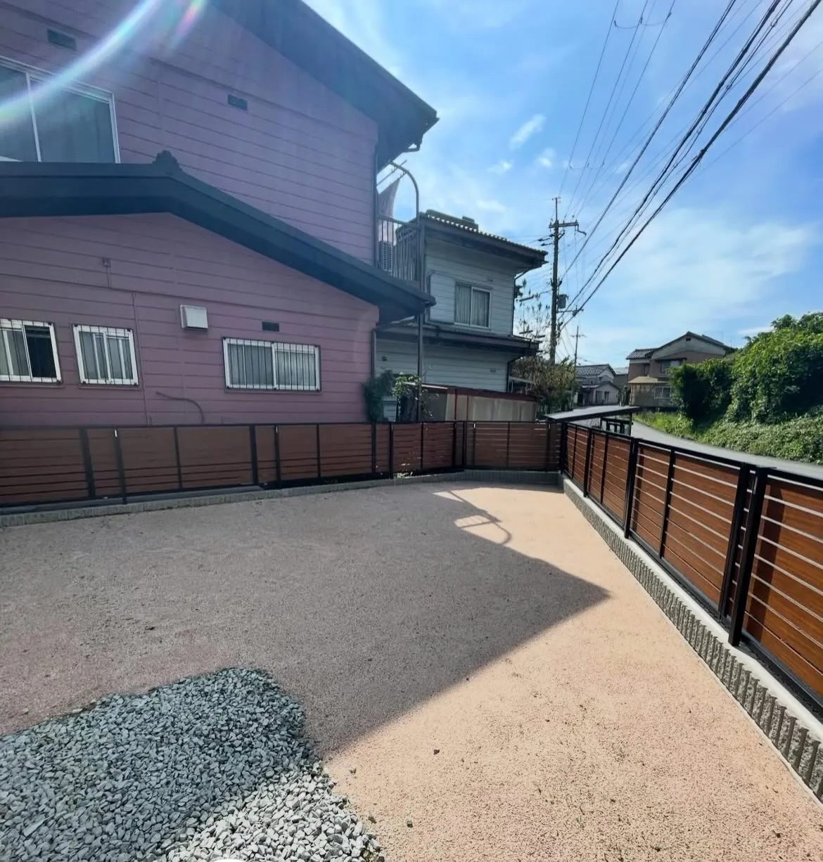 豊岡市内|フェンス・化粧ブロック工事】