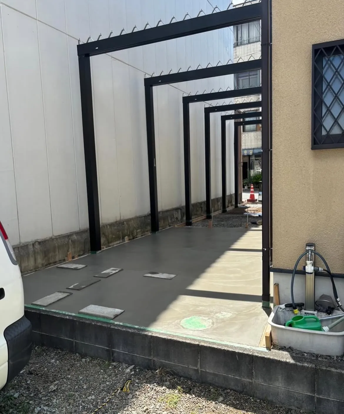 【豊岡市内 駐車場リフォーム工事】