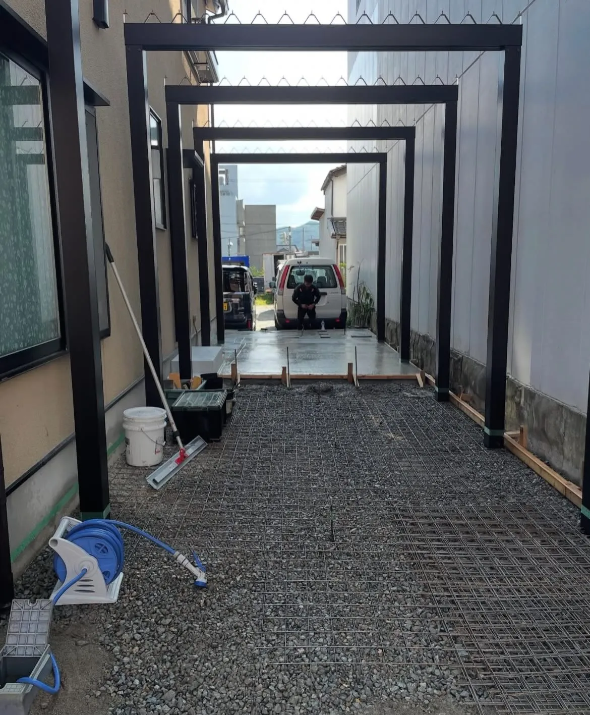 【豊岡市内 駐車場リフォーム工事】