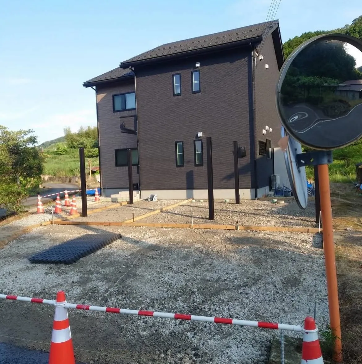 【養父市|カーポート・土間コンクリート工事】