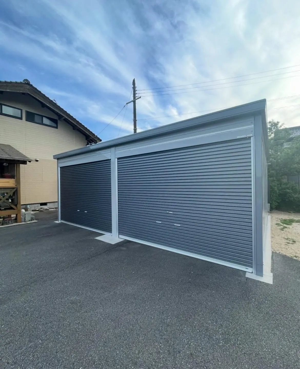 【豊岡市 日高 ガレージ工事】