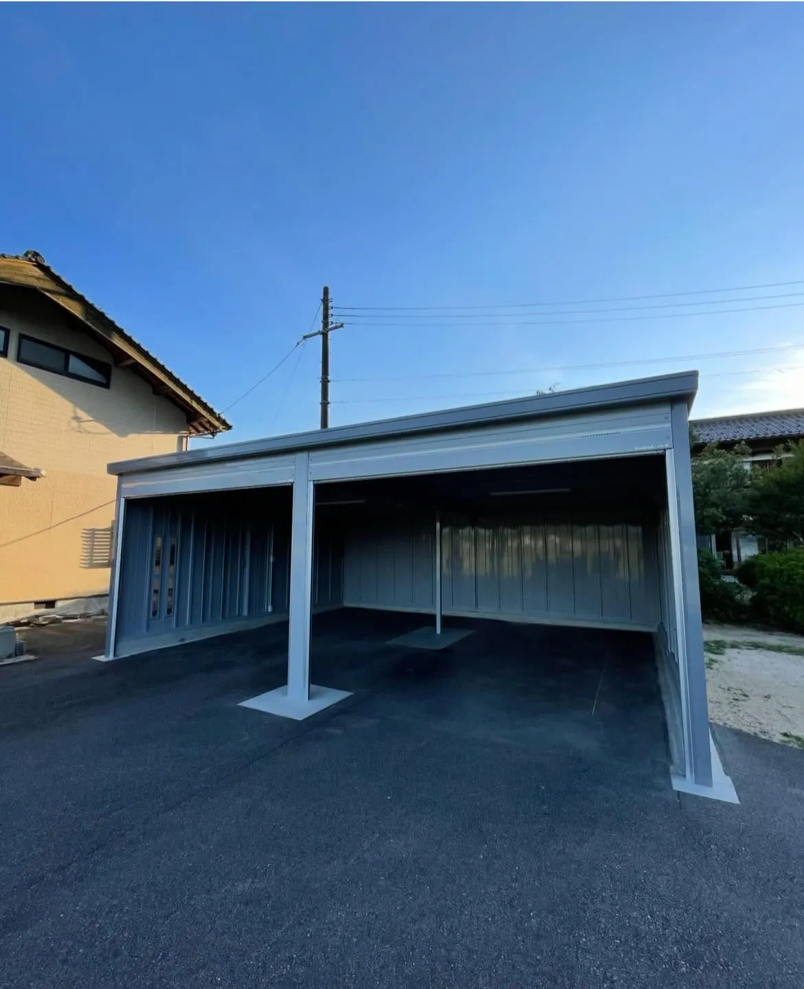 【豊岡市 日高 ガレージ工事】