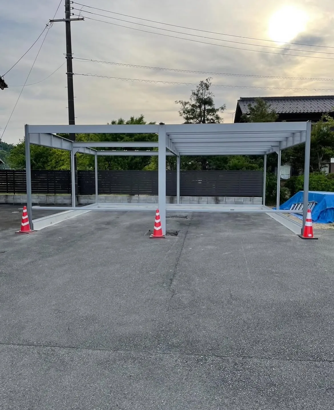 【豊岡市 日高 ガレージ工事】