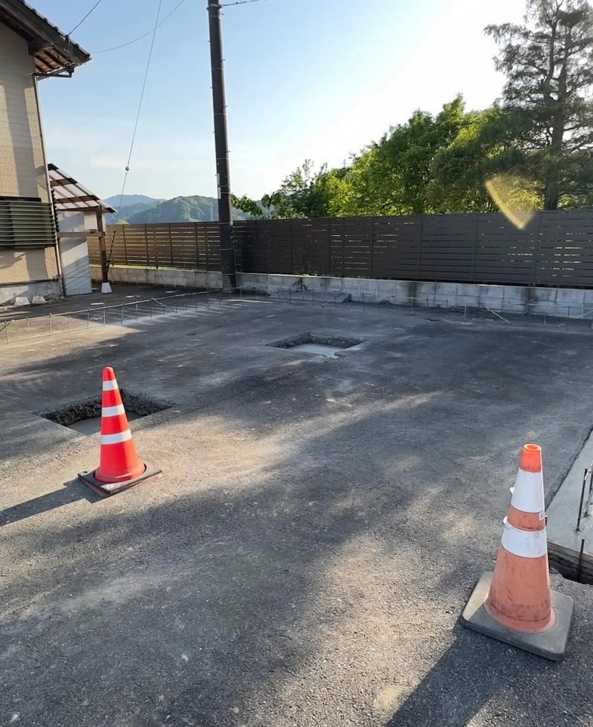 【豊岡市 日高 ガレージ工事】