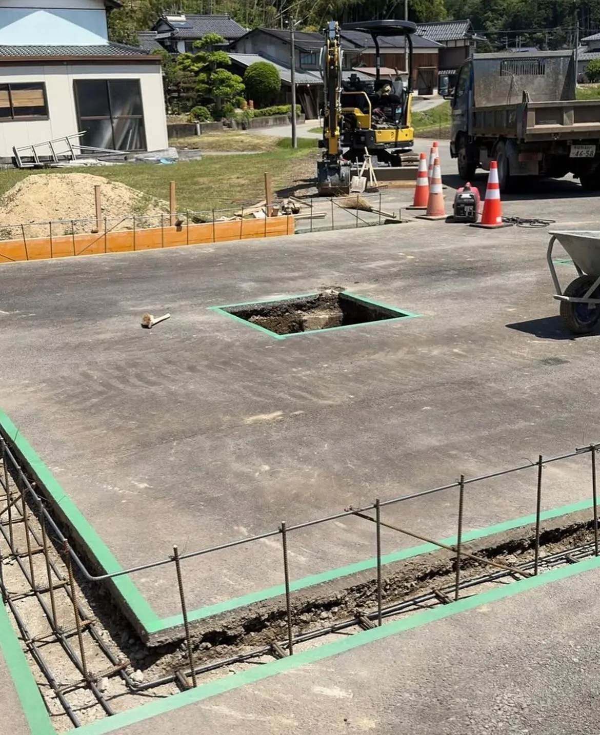 【豊岡市 日高 ガレージ工事】