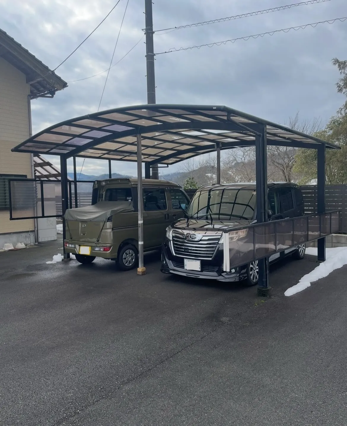 【豊岡市 日高 ガレージ工事】