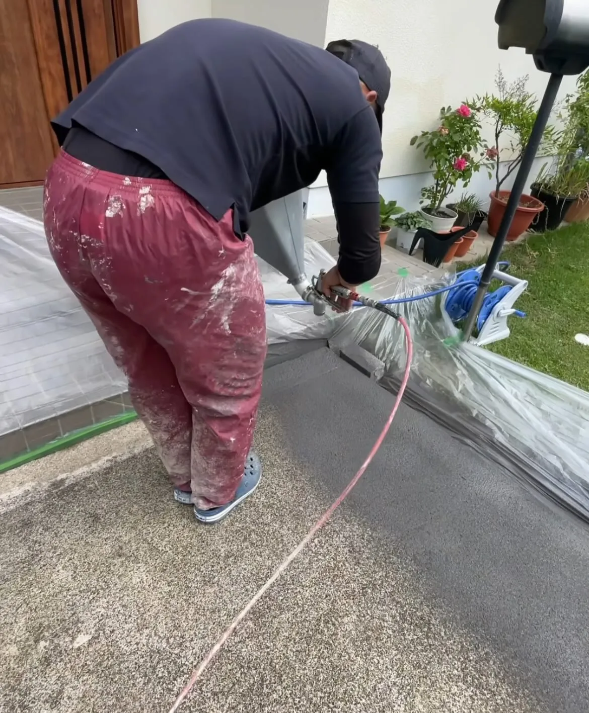 【朝来市｜マットスプレー工事】