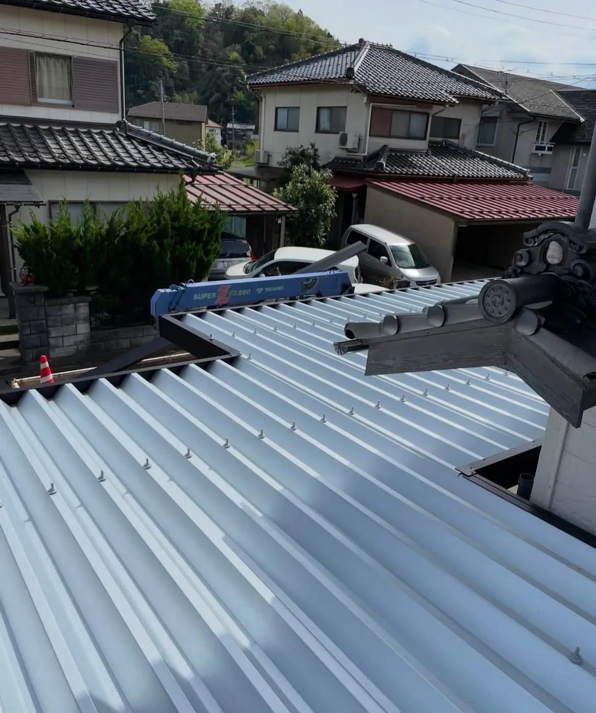 【豊岡市｜異形地カーポート工事】