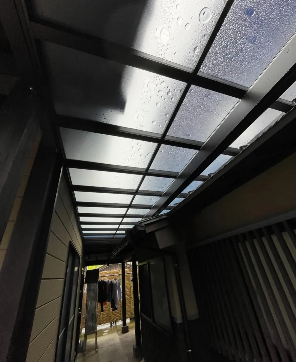 【豊岡市内|テラス屋根工事】