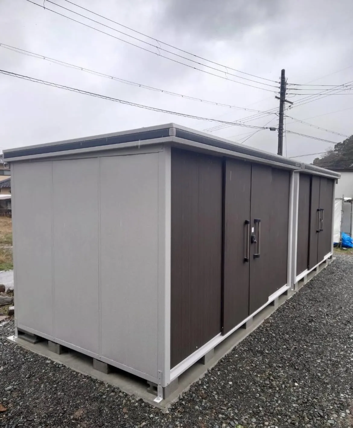 【豊岡市／物置工事】