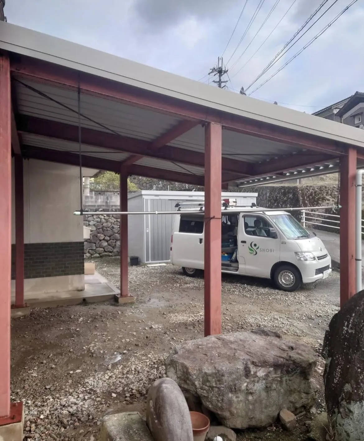 【豊岡市｜カーポート屋根張り替え工事】