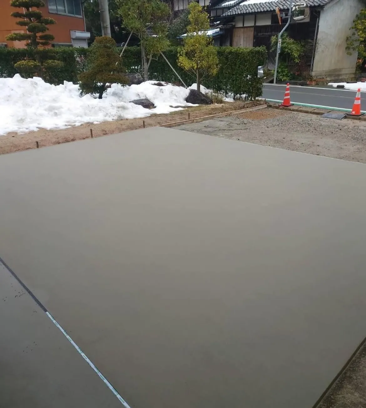 【豊岡市竹野町|カーポート・土間コンクリート工事】