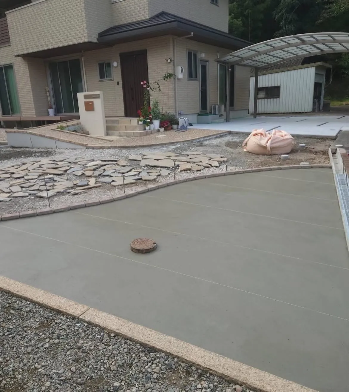 【丹波市外構リフォーム工事】