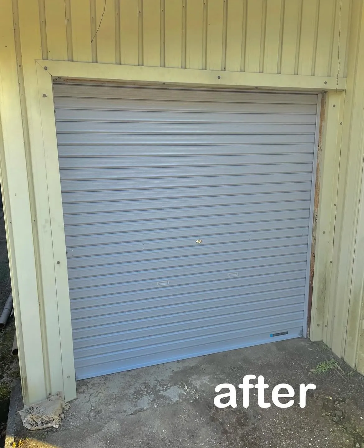 【朝来市 シャッター交換】