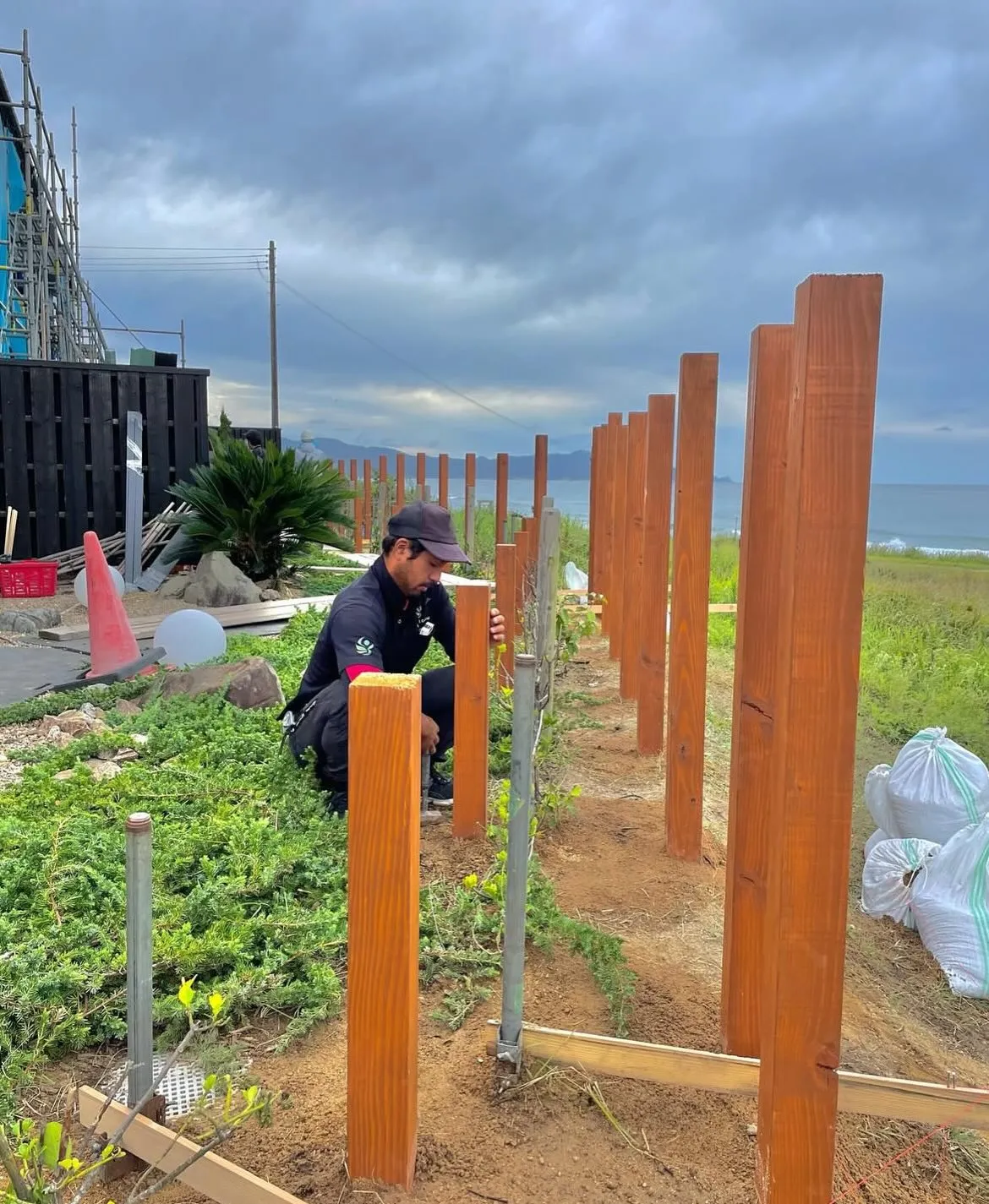【京丹後市 フェンス工事】