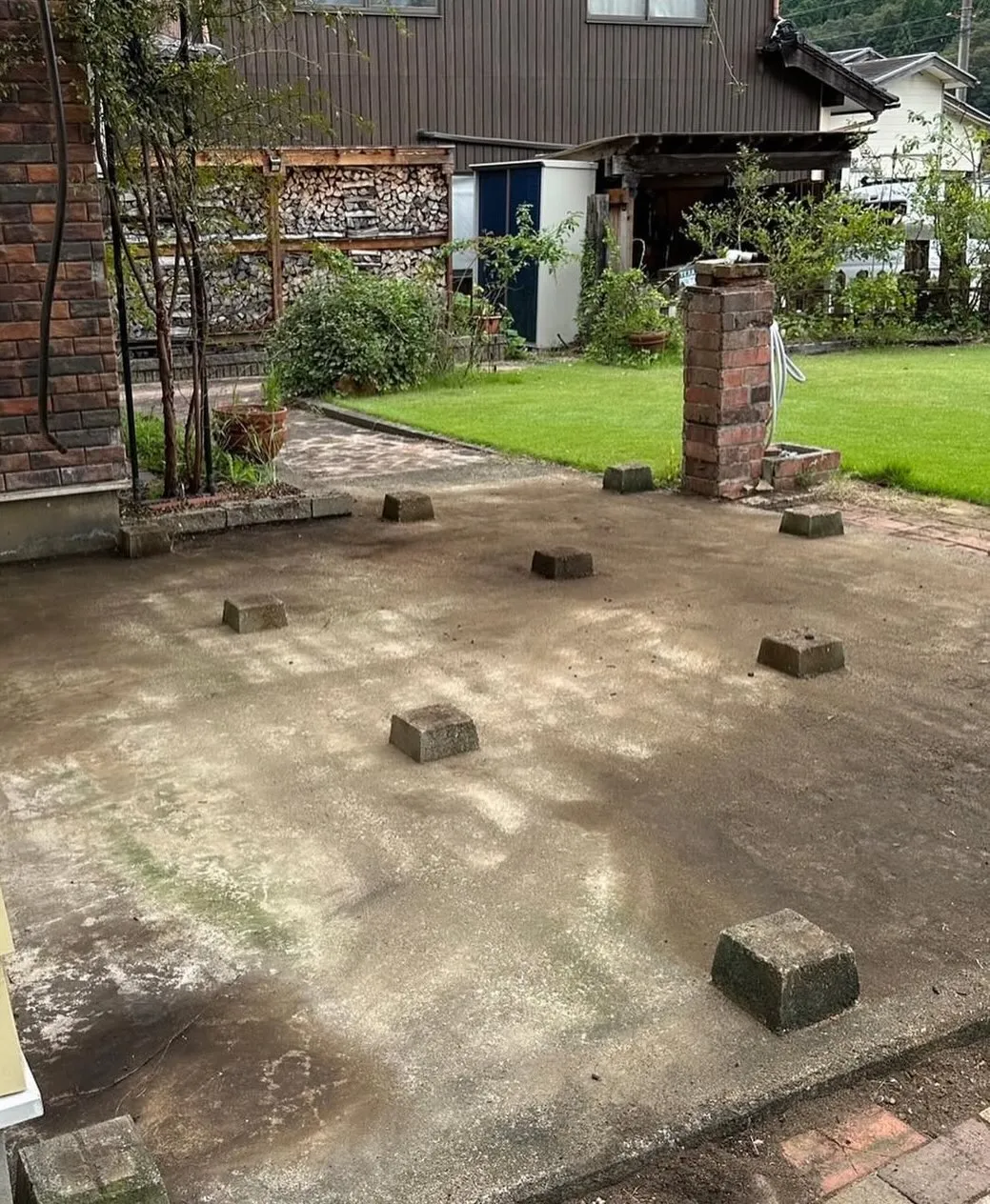 【豊岡市日高町 ウッドデッキ工事】