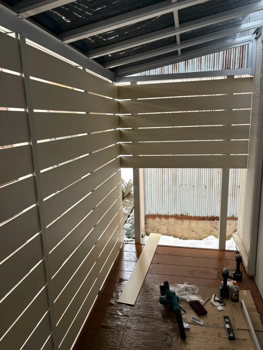 【豊岡市内 テラス工事】