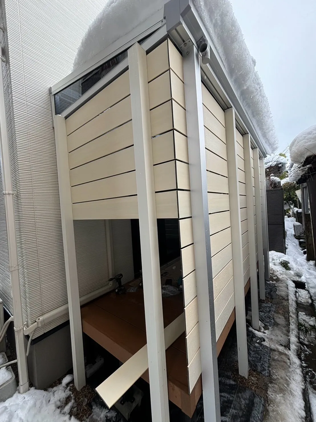 【豊岡市内 テラス工事】