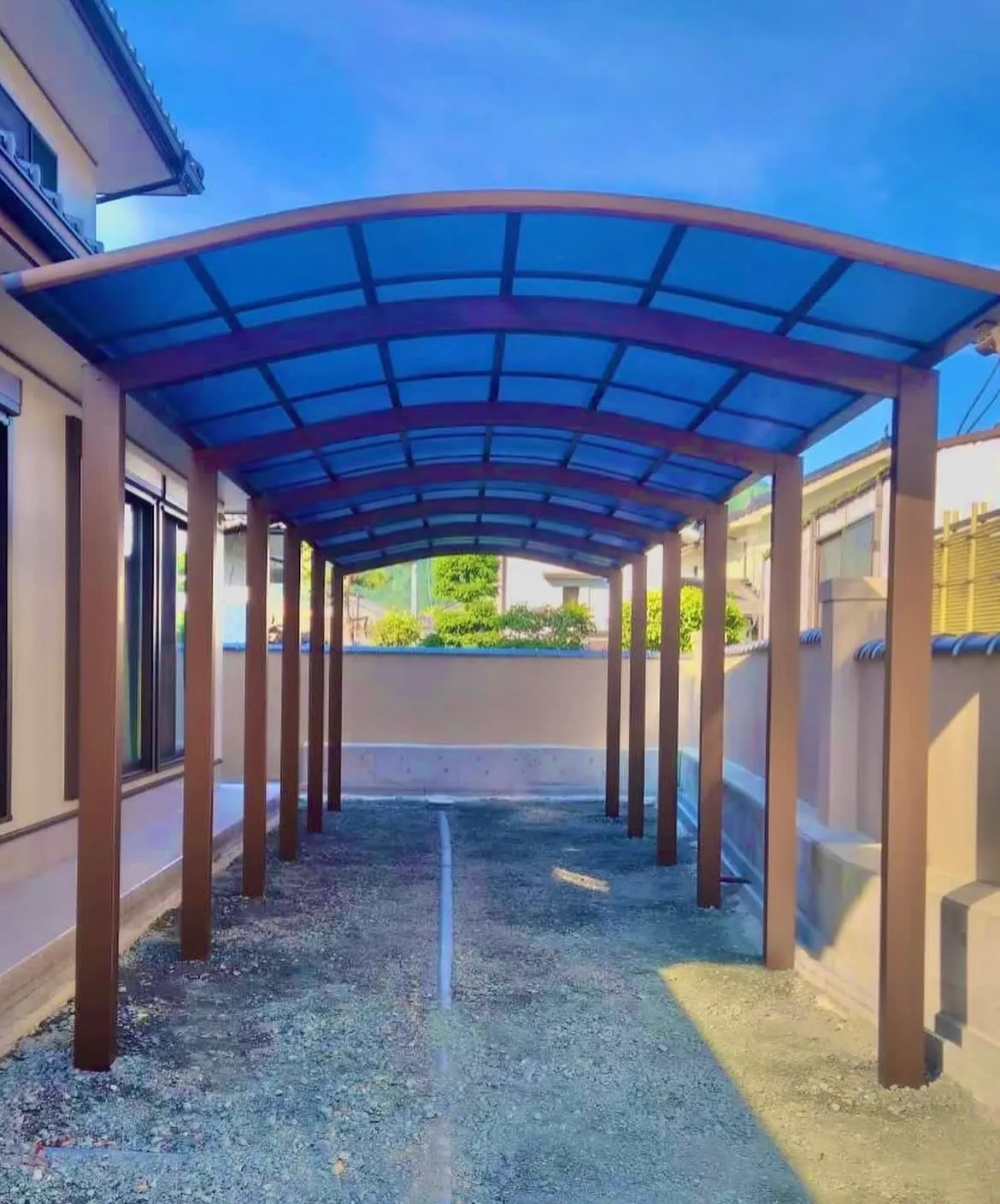 【朝来市 カーポート工事】