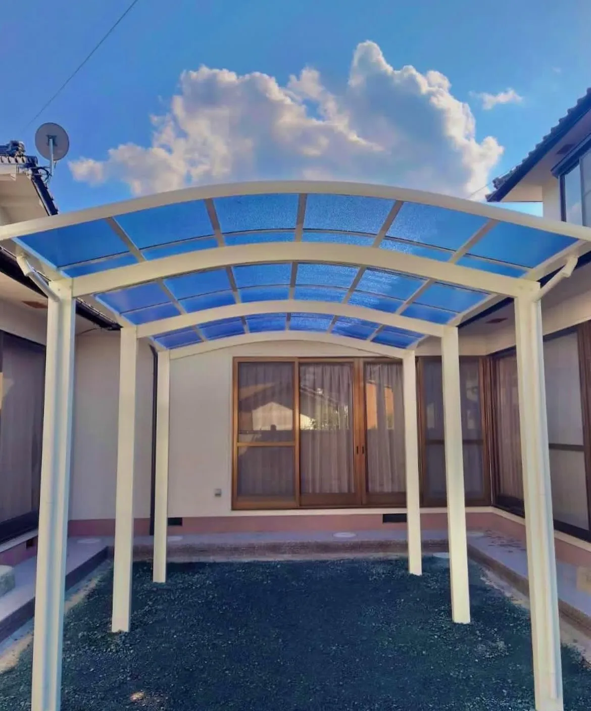 【朝来市 カーポート工事】