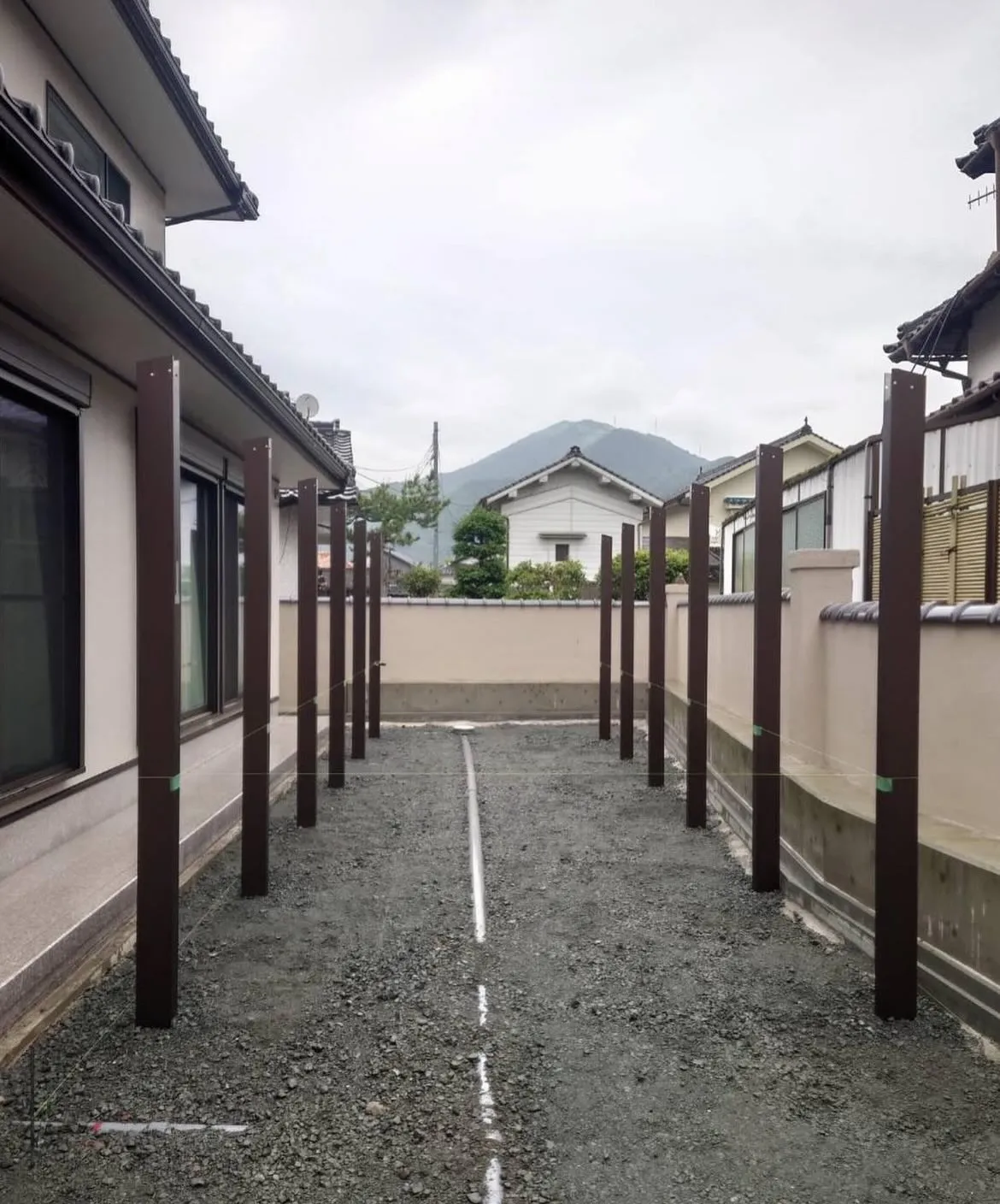 【朝来市 カーポート工事】