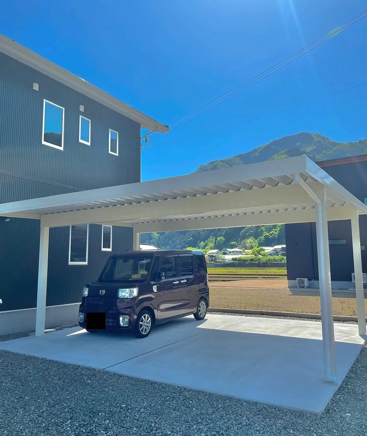 【養父市 カーポート工事】