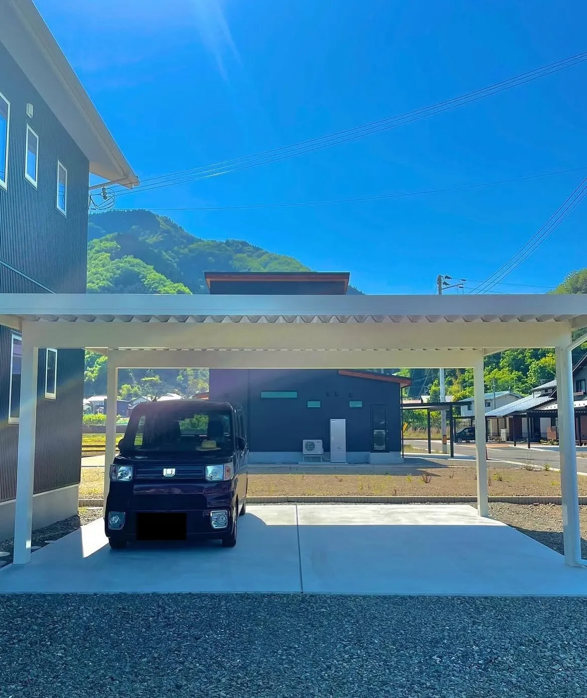 【養父市 カーポート工事】