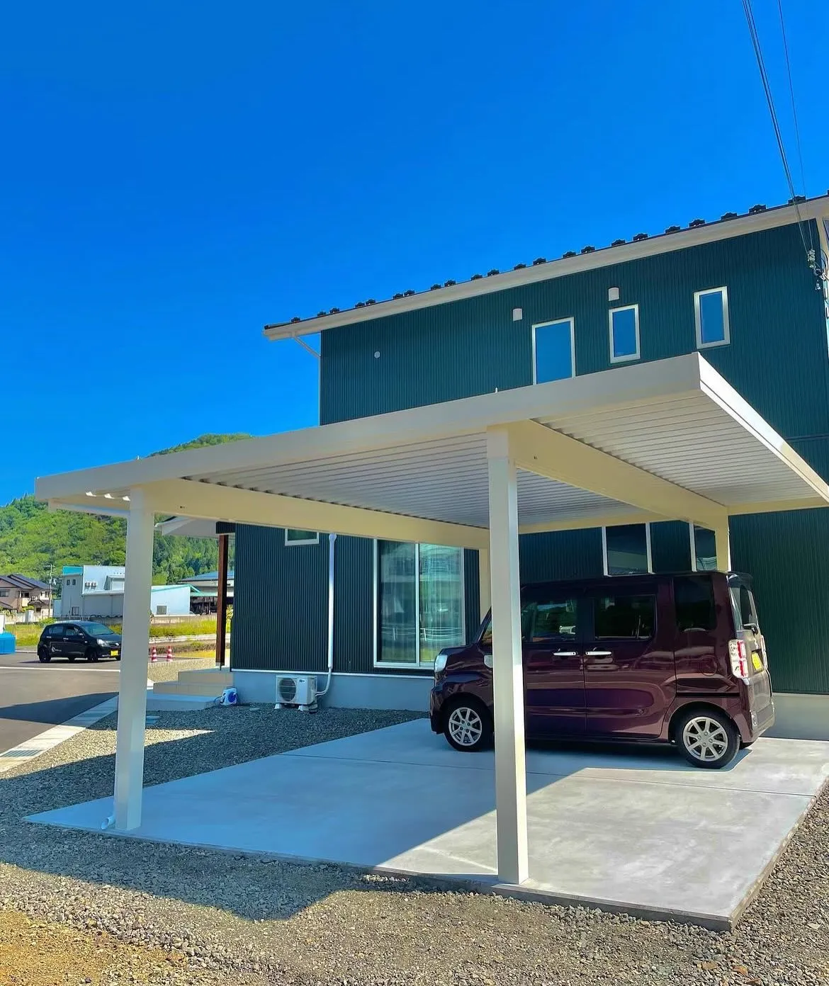 【養父市 カーポート工事】
