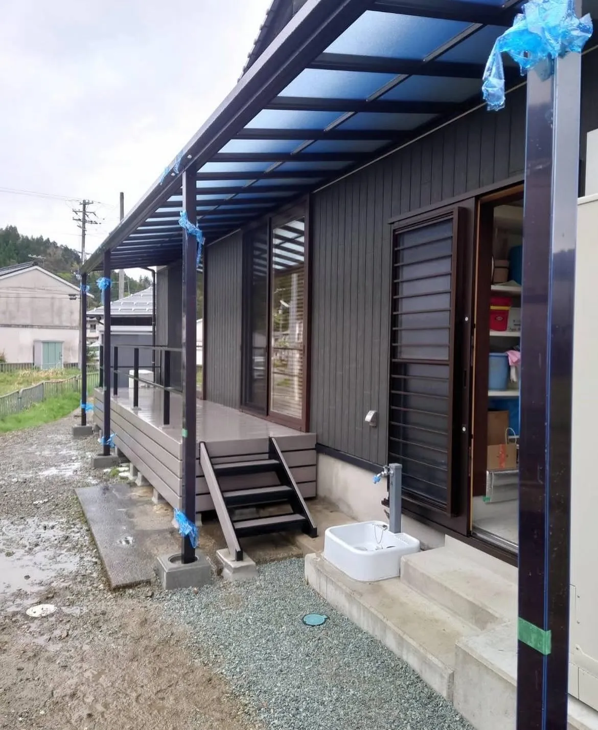 【香美町 テラス工事】