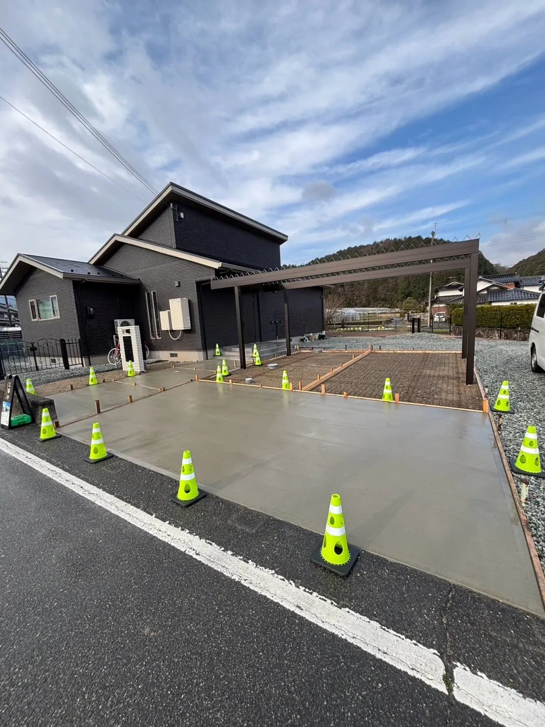 【朝来市 新築外構工事】