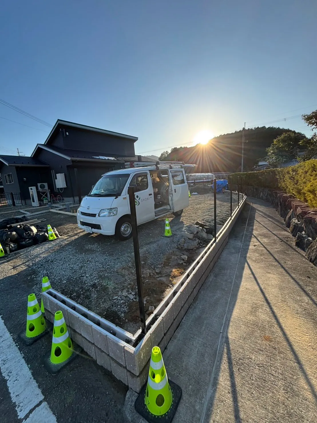 【朝来市 新築外構工事】