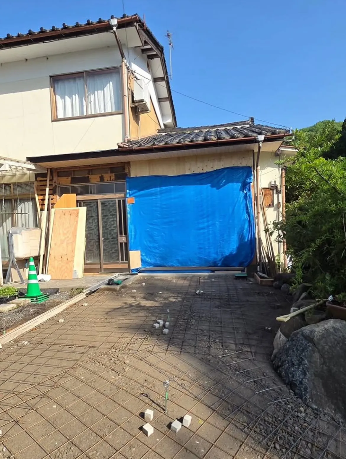 【お部屋を車庫へリフォーム】