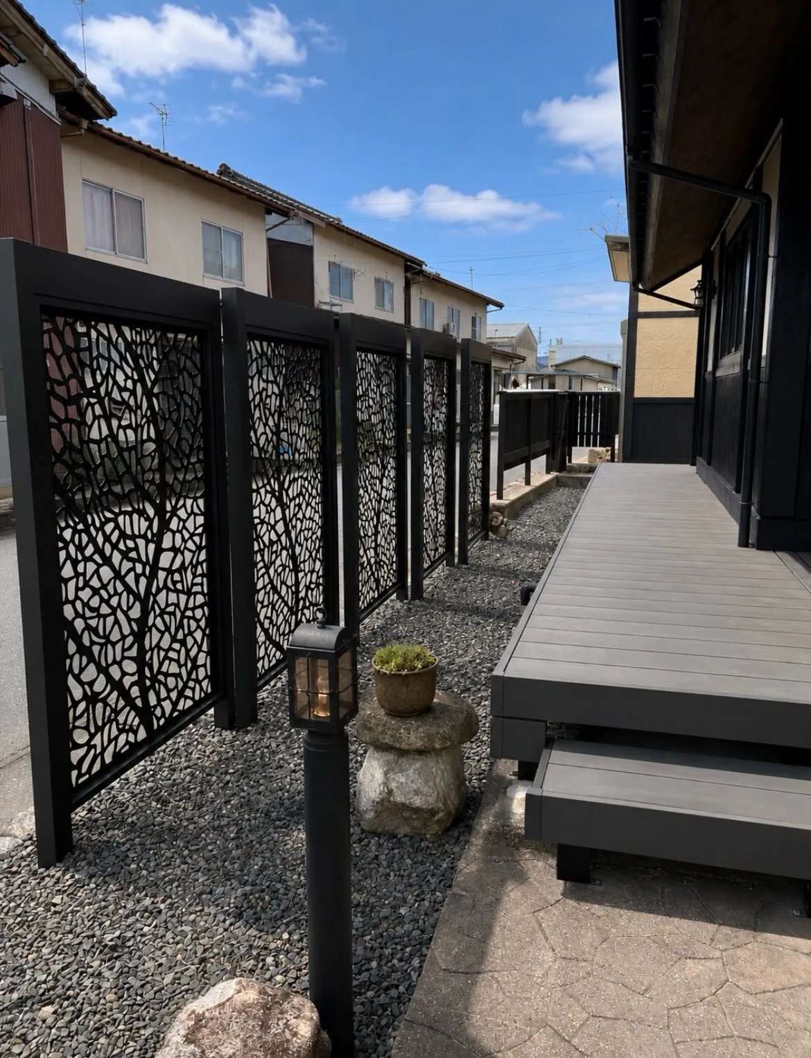 【豊岡市 落ち着きのある外構リフォーム】