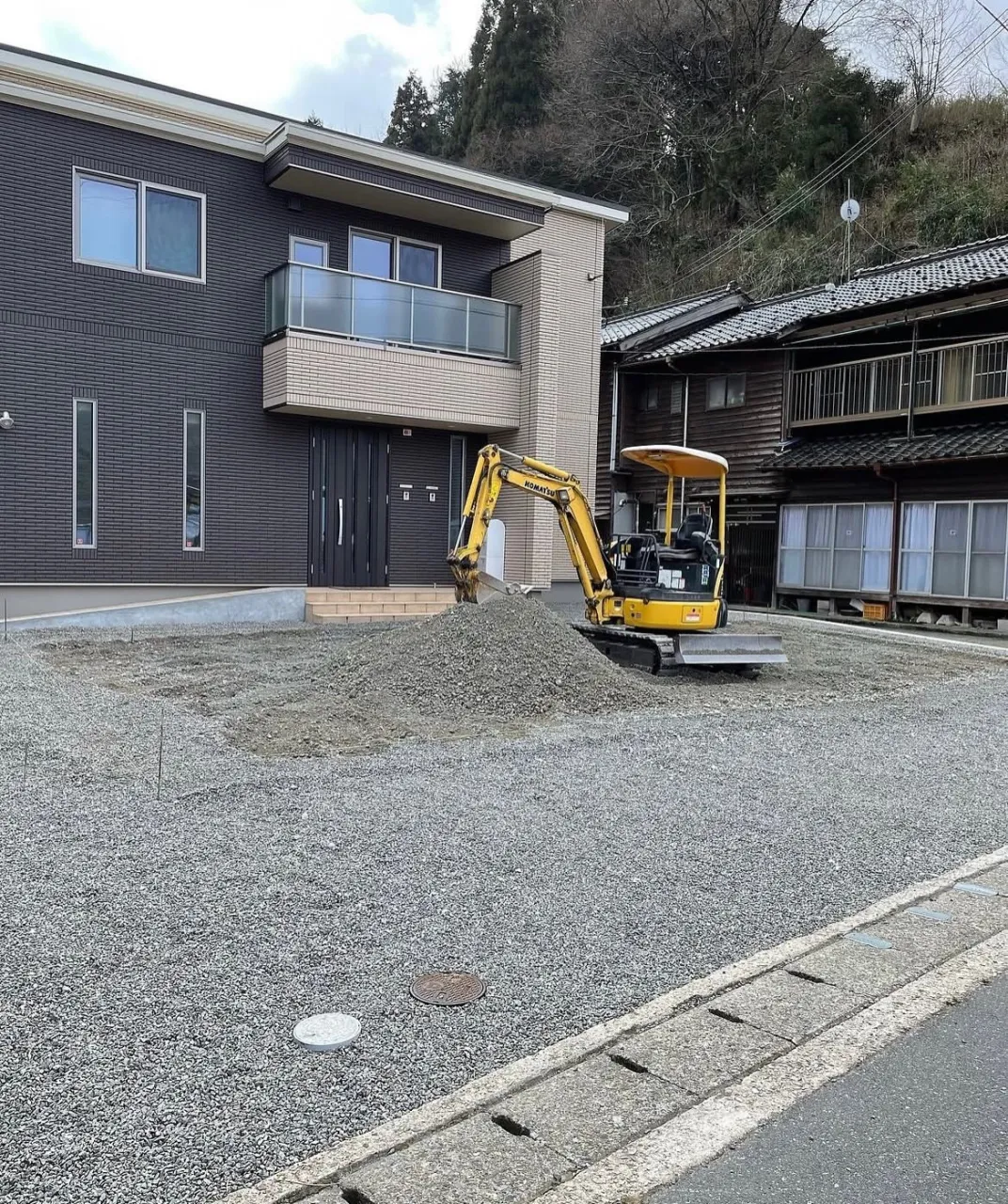 【香美町 カーポート工事】